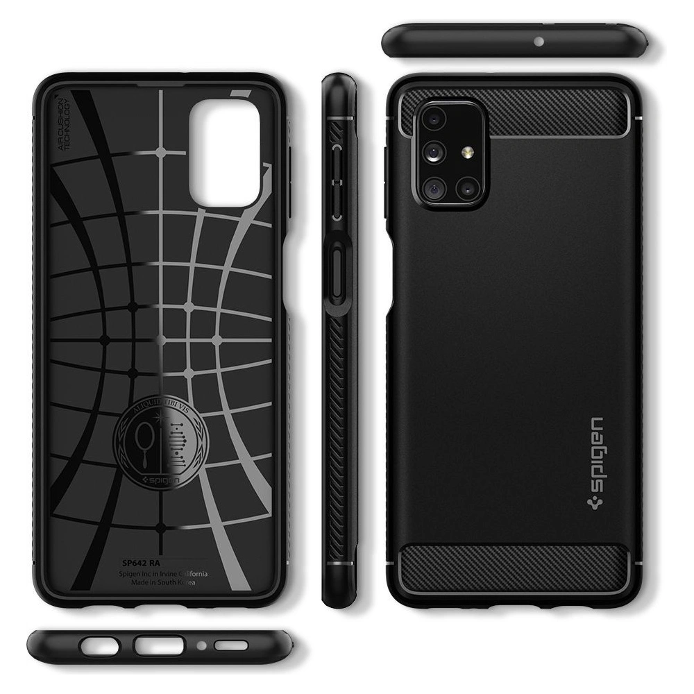 Etui Spigen Rugged Armor Samsung Galaxy M31s Matte Black