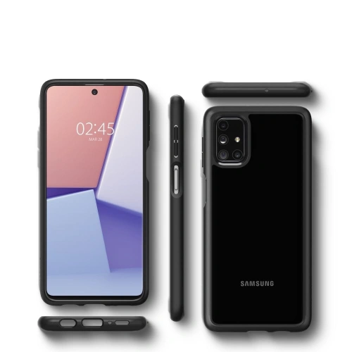 Kup Spigen Samsung Tasche Ultra Hybrid Galaxy M31s Mattschwarz - SPN1239BLK - {ean13} - Sklep Home Screen