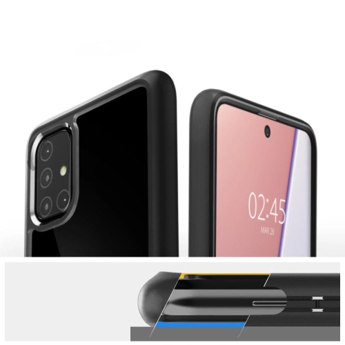 Kup Spigen Samsung Tasche Ultra Hybrid Galaxy M31s Mattschwarz - SPN1239BLK - {ean13} - Sklep Home Screen