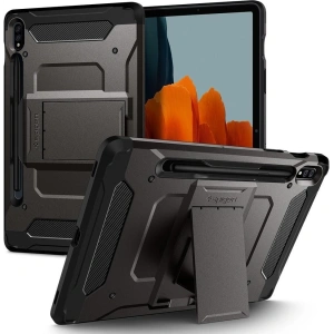 Kup Etui Spigen Tough Armor Pro Samsung Galaxy Tab S7/S8 Gunmetal - SPN1241GNM - {ean13} - Sklep Home Screen