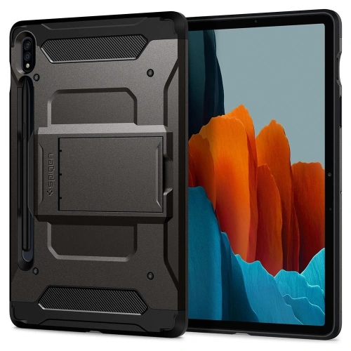 Kup Etui Spigen Tough Armor Pro Samsung Galaxy Tab S7/S8 Gunmetal - SPN1241GNM - {ean13} - Sklep Home Screen