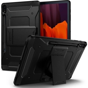 Kup Etui Spigen Tough Armor Pro Samsung Galaxy Tab S7+ Plus/S8 + Plus 12.4 Fekete - SPN1242BLK - {ean13} - Sklep Home Screen