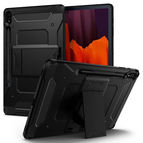 Kup Etui Spigen Tough Armor Pro Samsung Galaxy Tab S7+ Plus/S8 + Plus 12.4 Black - SPN1242BLK - {ean13} - Sklep Home Screen
