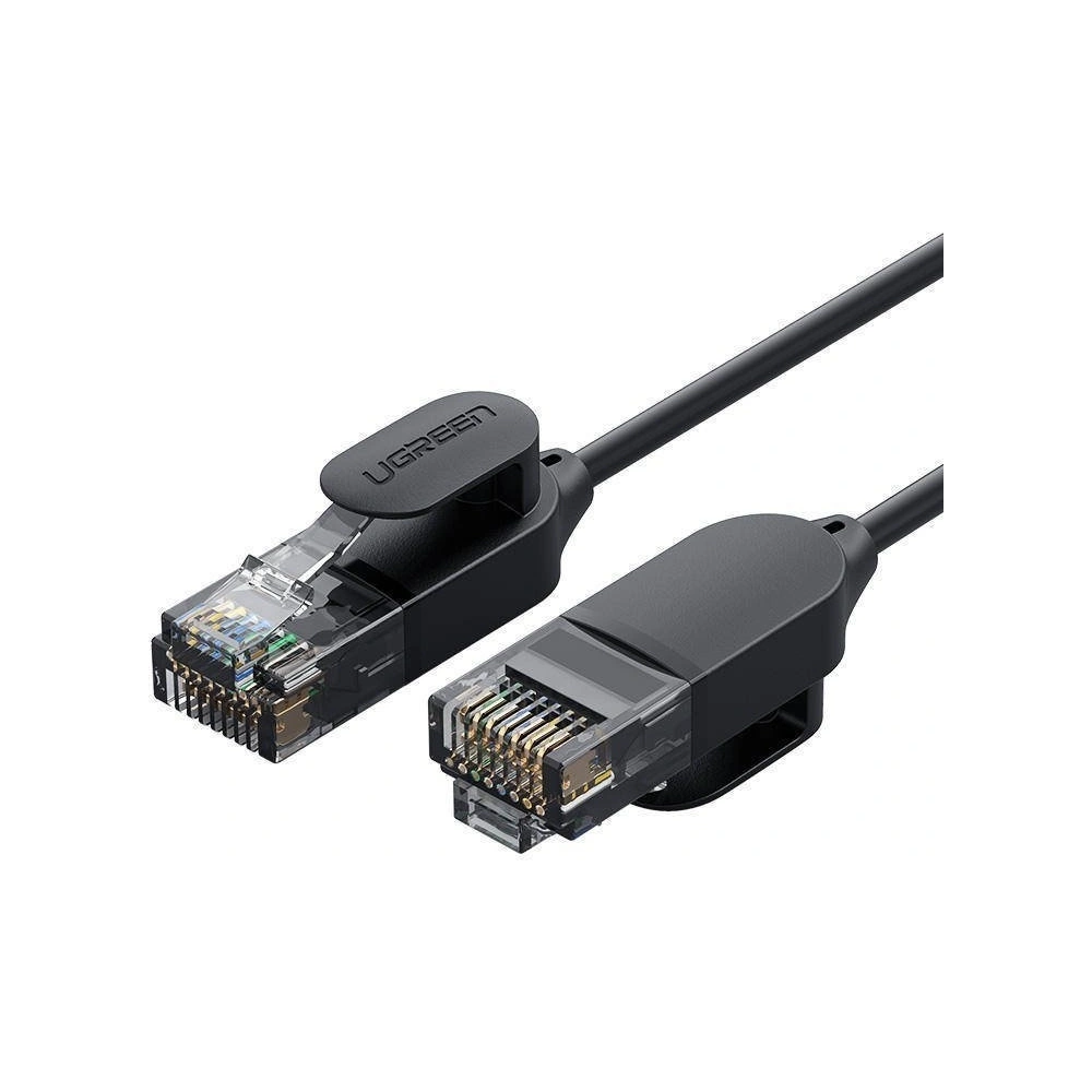 Kabel sieciowy UGREEN NW122 Ethernet RJ45, Cat.6A, UTP, 1m (czarny)