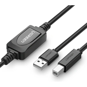 Buy Active USB 2.0 A-B UGREEN US122 to printer, 15m (black) - UGR472BLK - {ean13} - Home Screen Store Europe