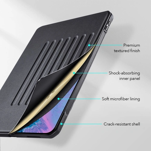 Kup Etui ESR Sentry Stand Apple iPad Air 10.9 2020/2022 (4. a 5. generace) / iPad Air 11 2024 (6. generace) Černá - ESR207BLK - {ean13} - Sklep Home Screen