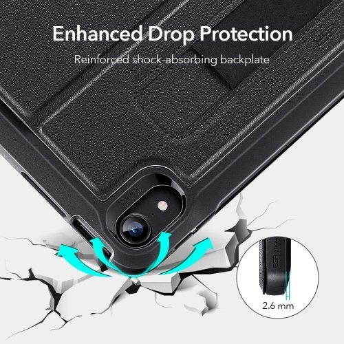 Kup Etui ESR Sentry Stand Apple iPad Air 10.9 2020/2022 (4. a 5. generace) / iPad Air 11 2024 (6. generace) Černá - ESR207BLK - {ean13} - Sklep Home Screen