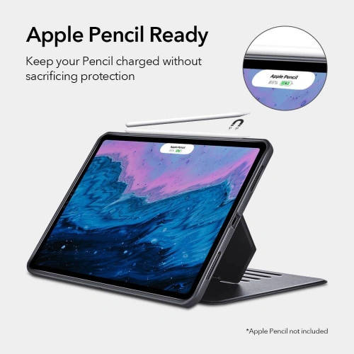 Buy ESR Sentry Stand Apple iPad Air 10.9 2020/2022 (4 i 5 gen) / iPad Air 11 2024 (6 gen) Black - ESR207BLK - {ean13} - Home Screen Store Europe
