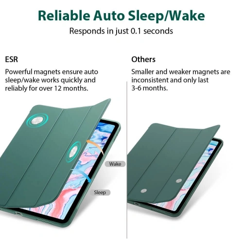 Kup Etui ESR Rebound Slim Apple iPad Air 10.9 2020/2022 (4. i 5. generacji) / iPad Air 11 2024 (6. generacji) Rose Gold - ESR212RS - {ean13} - Sklep Home Screen