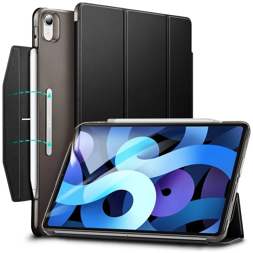 Etui ESR Ascend Trifold Apple iPad Air 10.9 2020/2022 (4. i 5. generacji) / iPad Air 11 2024 (6. generacji) Jelly Black