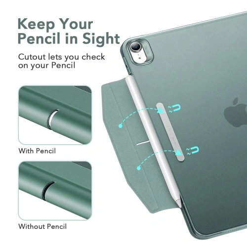 Kup Etui ESR Ascend Trifold Apple iPad Air 10.9 2020/2022 (4. i 5. generacji) / iPad Air 11 2024 (6. generacji) Jelly Black - ESR216BLK - {ean13} - Sklep Home Screen