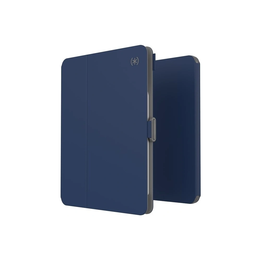 Etui Speck Balance Folio Apple iPad Air 10.9 2020/2022 (4. i 5. generacji) / iPad Air 11 2024 (6. generacji) z powłoką MICROBAN (Arcadia Navy/Moody Grey)