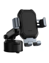 Gravity car mount for Baseus Tank phone with suction cup (black)