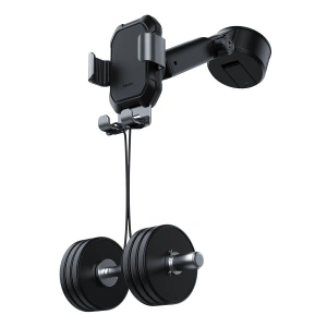 Buy Gravity car mount for Baseus Tank phone with suction cup (black) - BSU1742BLK - {ean13} - Home Screen Store Europe