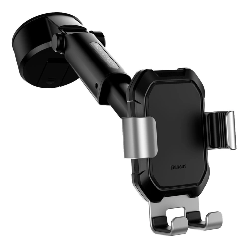 Buy Gravity car mount for Baseus Tank phone with suction cup (silver) - BSU1743SLV - {ean13} - Home Screen Store Europe