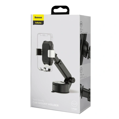 Buy Gravity car mount for Baseus Tank phone with suction cup (silver) - BSU1743SLV - {ean13} - Home Screen Store Europe