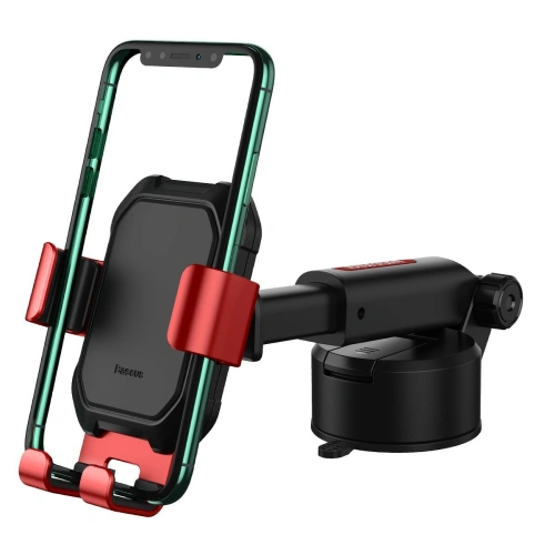 Buy Gravity car mount for Baseus Tank phone with suction cup (red) - BSU1744RED - {ean13} - Home Screen Store Europe