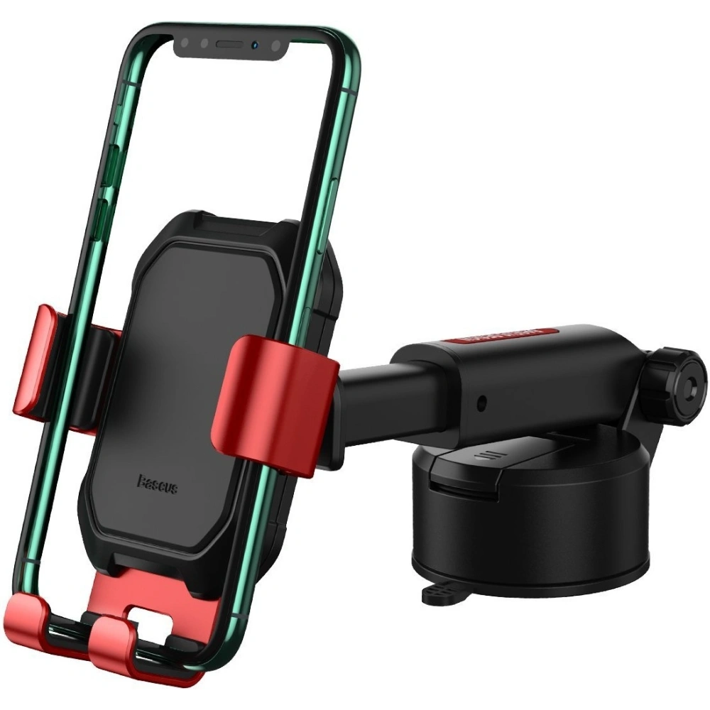 Uchwyt samochodowy grawitacyjny do telefonu Baseus Tank z przyssawką (czerwony)