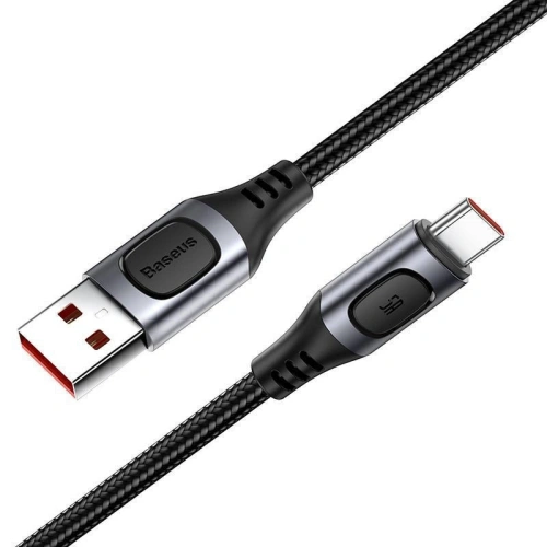 Kup Baseus Samsung USB-C Schnellladekabel Flash, QC 3.0, Huawei SCP, AFC, 5A, 1m (grau) - BSU1747GRY - {ean13} - Sklep Home Screen