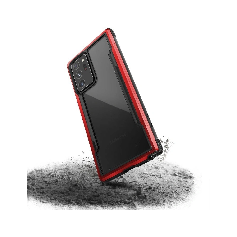 Etui aluminiowe X-Doria Raptic Shield Samsung Galaxy Note 20 Ultra (Drop test 3m) (Red)