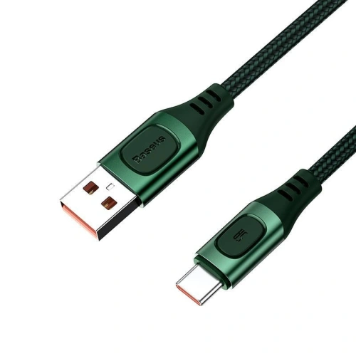 Kup Kabel szybkiego ładowania USB-C Baseus Flash, QC 3.0, Huawei SCP, Samsung AFC, 5A, 2m (zielony) - BSU1748GRN - {ean13} - Sklep Home Screen