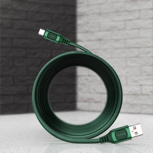 Kup Kabel szybkiego ładowania USB-C Baseus Flash, QC 3.0, Huawei SCP, Samsung AFC, 5A, 2m (zielony) - BSU1748GRN - {ean13} - Sklep Home Screen