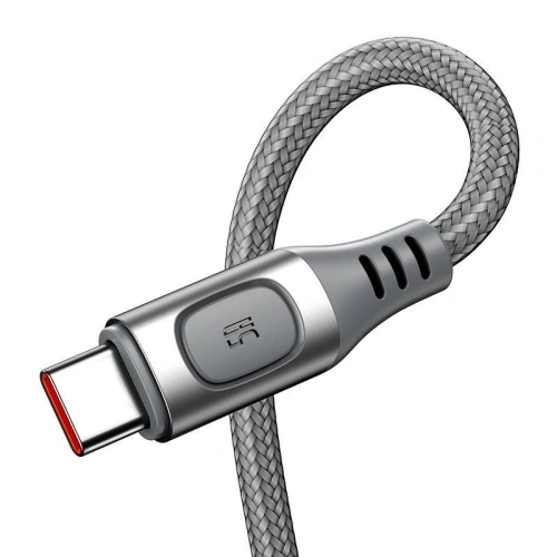 Kup Kabel rychlého nabíjení USB-C Baseus Flash, QC 3.0, Huawei SCP, Samsung AFC, 5A, 2m (stříbrný) - BSU1750SLV - {ean13} - Sklep Home Screen