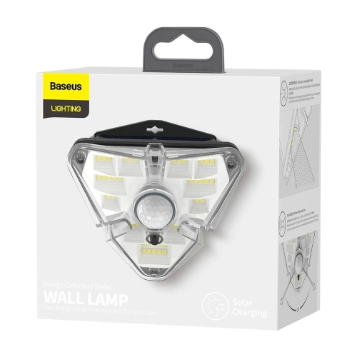 Buy External solar LED Baseus lamp with motion detector - BSU1752 - {ean13} - Home Screen Store Europe