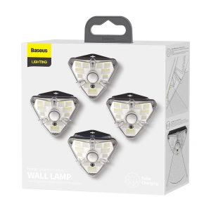 Kup Baseus LED-Außen-Solarlampe mit Bewegungsmelder (4 Stück) - BSU1753 - {ean13} - Sklep Home Screen