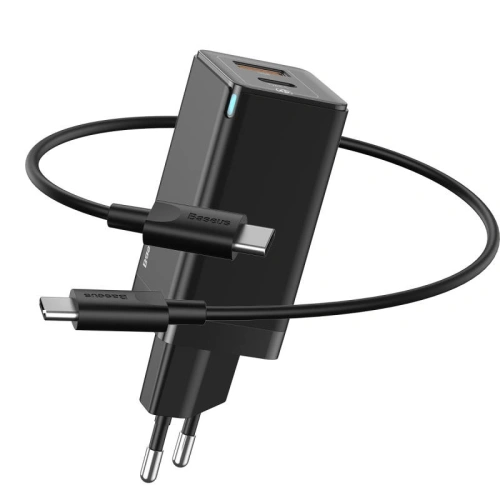 Kup Hálózati töltő Baseus GaN2 C+U, 45W, EU (fekete) - BSU1754BLK - {ean13} - Sklep Home Screen