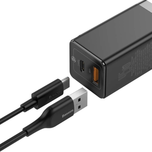 Kup Hálózati töltő Baseus GaN2 C+U, 45W, EU (fekete) - BSU1754BLK - {ean13} - Sklep Home Screen