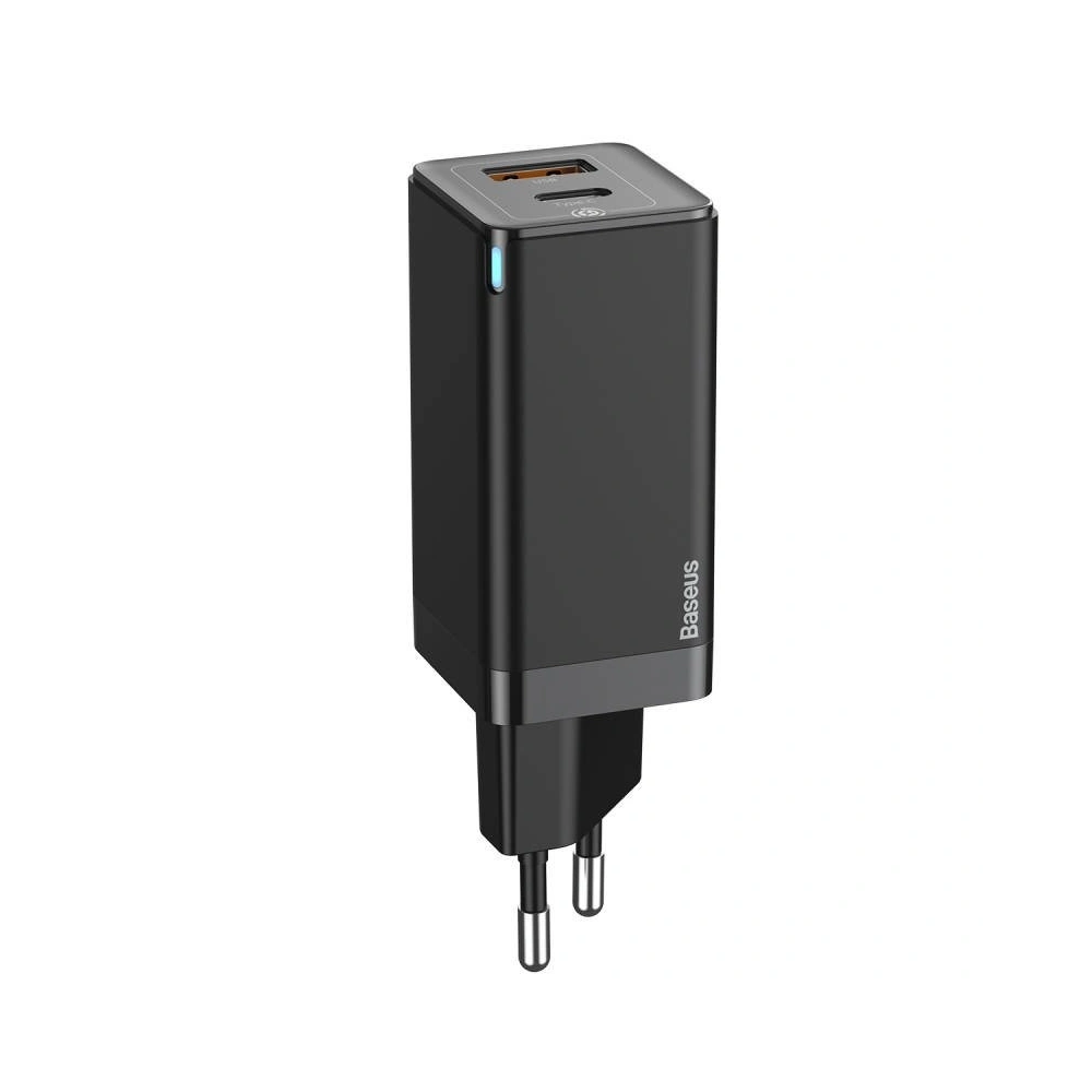 Ładowarka sieciowa Baseus GaN2 C+U, 45W, EU (czarna)