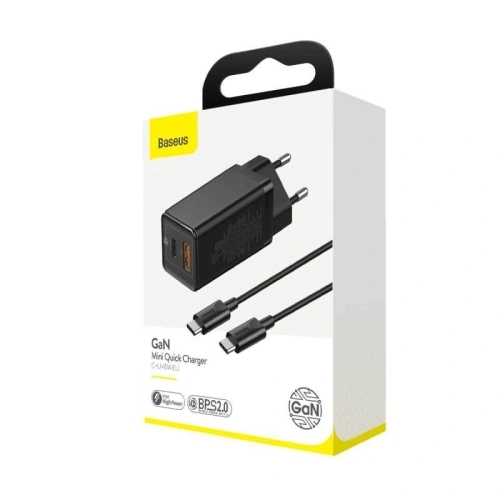 Kup Încărcător de rețea Baseus GaN2 C+U, 45W, UE (negru) - BSU1754BLK - {ean13} - Sklep Home Screen