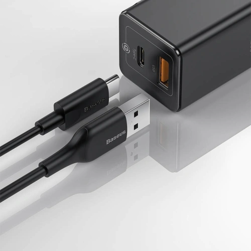 Kup Hálózati töltő Baseus GaN2 C+U, 45W, EU (fekete) - BSU1754BLK - {ean13} - Sklep Home Screen