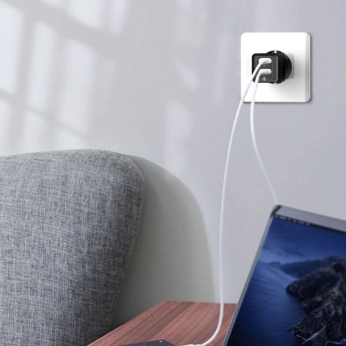 Kup Baseus Ladegerät GaN2 C+U, 45W, EU (schwarz) - BSU1754BLK - {ean13} - Sklep Home Screen