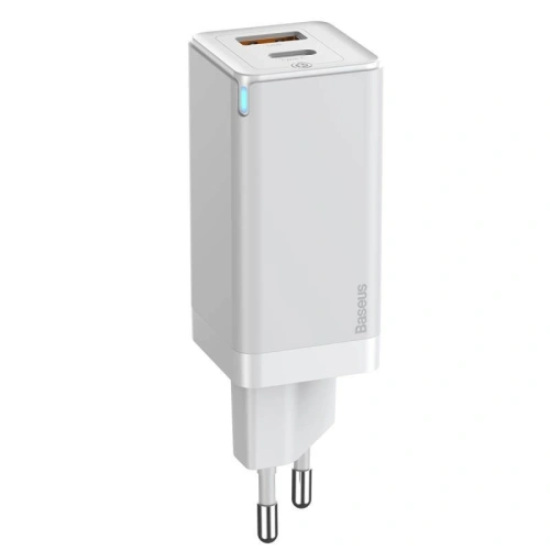 Kup Nabíječka Baseus GaN2 C+U, 45W, EU (bílá) - BSU1755WHT - {ean13} - Sklep Home Screen