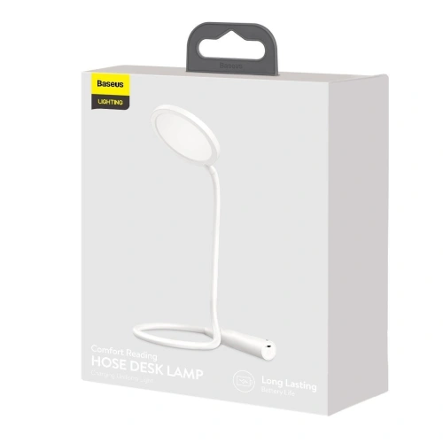 Buy Baseus Hose Comfort Reading desk lamp (white) - BSU1756WHT - {ean13} - Home Screen Store Europe