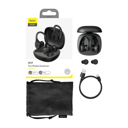Kup Vezeték nélküli fejhallgató Baseus Encok W17 TWS, Bluetooth 5.0 (fekete) - BSU1759BLK - {ean13} - Sklep Home Screen