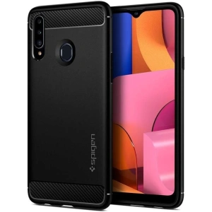 Kup Spigen Rugged Armor Galaxy A20s Matt Fekete - SPN1245BLK - {ean13} - Sklep Home Screen