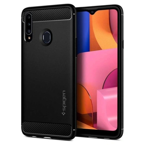Kup Spigen Rugged Armor Galaxy A20s Matt Fekete - SPN1245BLK - {ean13} - Sklep Home Screen