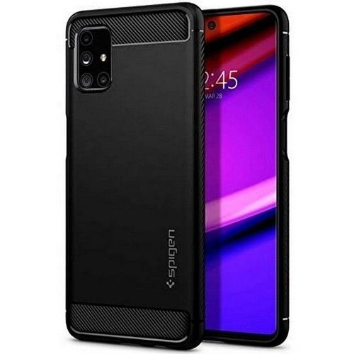 Kup Spigen Rugged Armor Galaxy M51 Matná Černá - SPN1247BLK - {ean13} - Sklep Home Screen