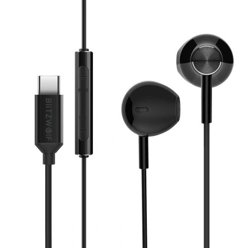 Kup Sluchátka s kabelem BlitzWolf BW-ES5, USB-C, 1,2 m (černé) - BLZ280BLK - {ean13} - Sklep Home Screen