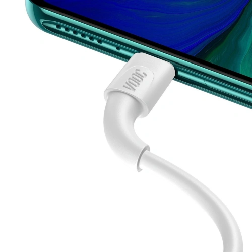 Kup Kabel USB-C Baseus White Series, VOOC, QC, 5A, 2m (biały) - BSU1761WHT - {ean13} - Sklep Home Screen