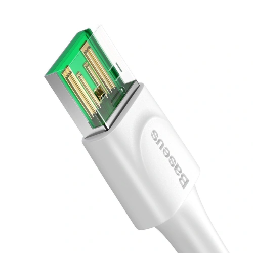 Kup Kabel USB-C Baseus White Series, VOOC, QC, 5A, 2m (bílý) - BSU1761WHT - {ean13} - Sklep Home Screen