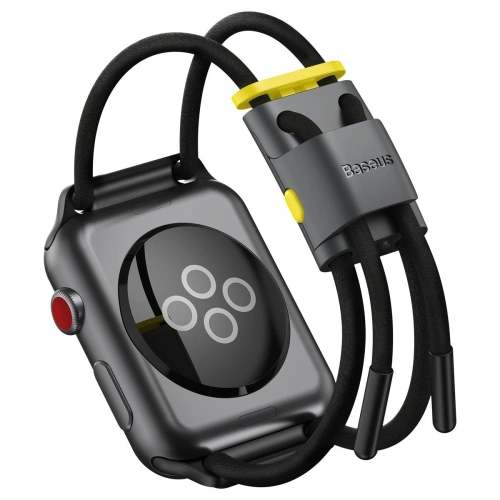 Buy Baseus Lets Go strap for Apple Watch 4/5/6/7/SE/8/9/10 40/41/42mm (gray-yellow) - BSU1762GRYYEL - {ean13} - Home Screen Store Europe