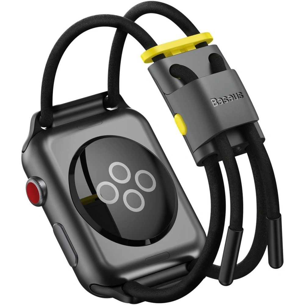 Pasek Baseus Lets Go do Apple Watch 4/5/6/7/SE/8/9/10 40/41/42mm (szaro-żółty)