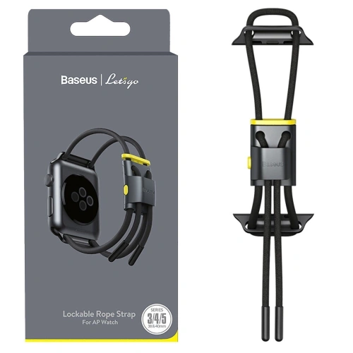 Buy Baseus Lets Go strap for Apple Watch 4/5/6/7/SE/8/9/10 40/41/42mm (gray-yellow) - BSU1762GRYYEL - {ean13} - Home Screen Store Europe