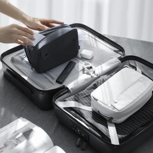 Buy Baseus Track case for accessories, shock resistant, waterproof 225x140x55mm (buff) - BSU1763WHT - {ean13} - Home Screen Store Europe
