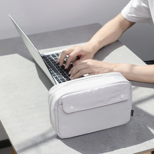 Buy Baseus Track case for accessories, shock resistant, waterproof 225x140x55mm (buff) - BSU1763WHT - {ean13} - Home Screen Store Europe