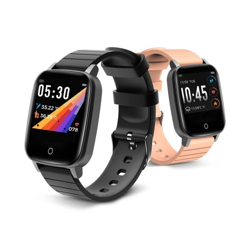 Buy Smartwatch BlitzWolf BW-HL1T Bluetooth V5.0 (black) - BLZ285BLK - {ean13} - Home Screen Store Europe